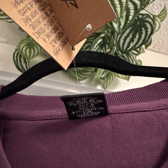 •NWT• STÜSSY STAR PURPLE PIGMENT DYED CREWNECK • 2XL - Picture 11 of 12
